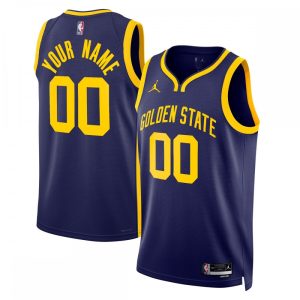 Golden State Warriors Jordan Brand Elegant Unisex 2022/23 Swingman Custom Jersey Statement Edition Blue