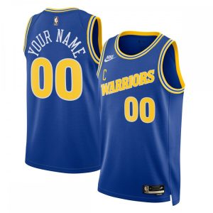 Golden State Warriors Nike Unisex 2022/23 Custom Swingman Jersey Classic Top - notch Edition Blue