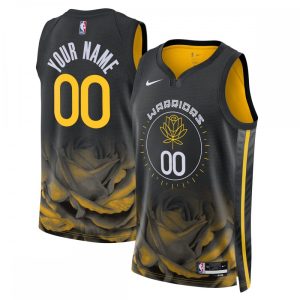 Golden State Warriors Nike Unisex 2022/23 Swingman Custom Jersey Unique City Edition Black