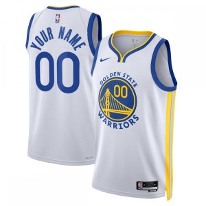Golden State Warriors Nike Unisex 2022/23 Swingman Custom Jersey White Association Edition Notable