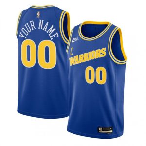 Golden State Warriors Nike Youth Custom Swingman Jersey Classic Edition Blue Luxurious