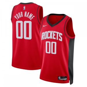 Houston Gorgeous Rockets Nike Unisex 2022/23 Swingman Custom Jersey Red Icon Edition