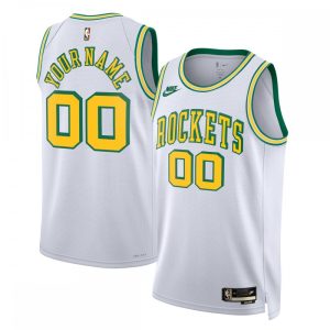 Houston Rockets Nike Admirable Unisex 2022/23 Custom Swingman Jersey Classic Edition White