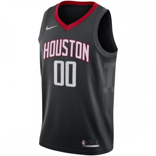 Houston Rockets Nike Swingman Terrific Custom Jersey Black Statement Edition - Image 2