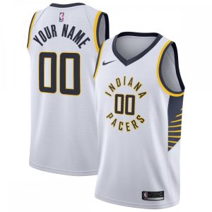 Indiana Pacers Nike 2020/21 Swingman Custom Jersey Remarkable Association Edition White