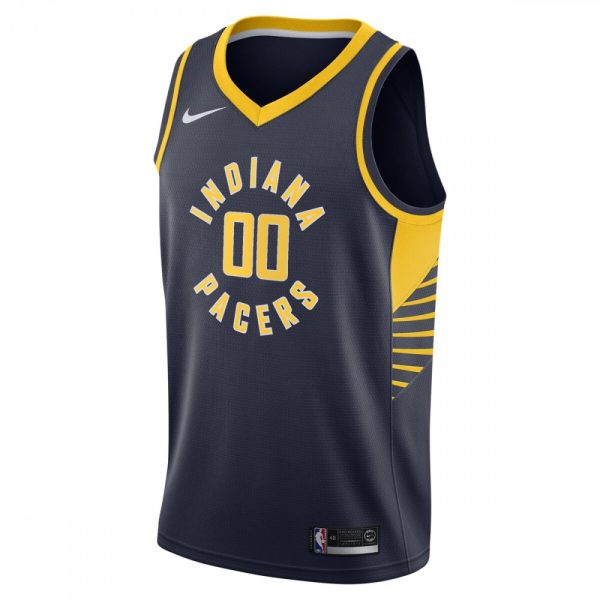 Indiana Pacers Nike Magnificent Swingman Custom Jersey Navy Icon Edition - Image 2
