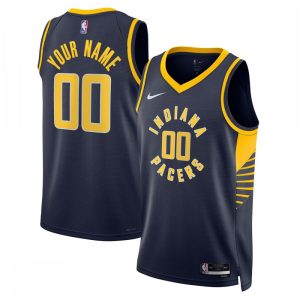 Indiana Pacers Nike Unisex 2022/23 Swingman Custom Jersey Marvelous Navy Icon Edition