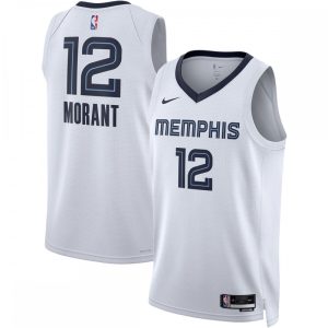 Ja Morant Memphis Grizzlies Nike Unisex 2022/23 Swingman Delightful Jersey Association Edition White