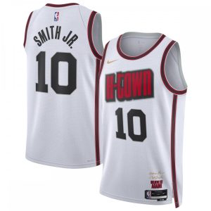 Jabari Dashing Smith Jr. Houston Rockets Nike Unisex 2024/25 Swingman Player Jersey City Edition White