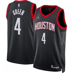 Jalen Green Houston Rockets Jordan Brand 2022/23 Statement Edition Swingman Jersey Black Premium - grade