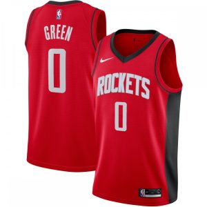 Jalen Green Houston Rockets Nike 2021 NBA Draft First Round Pick Swingman Jersey Red Icon Admirable Edition