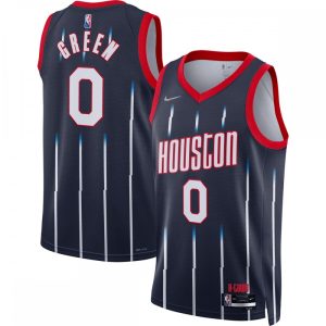 Jalen Green Houston Superb Rockets Nike 2021/22 Swingman Jersey City Edition Navy