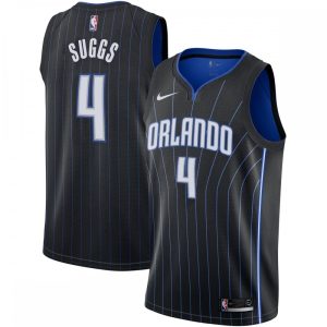 Jalen High - quality Suggs Orlando Magic Nike 2021 NBA Draft First Round Pick Swingman Jersey Black Icon Edition