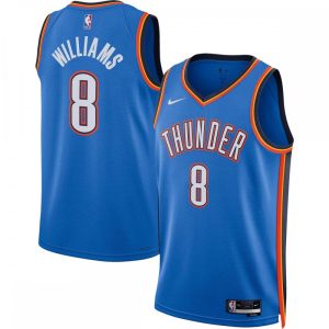 Jalen Prime Williams Oklahoma City Thunder Nike Unisex 2022/23 Swingman Jersey Icon Edition Blue