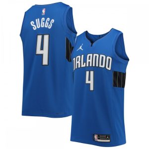 Jalen Suggs Orlando Magic Jordan Brand 2021/22 Swingman Jersey Statement Glamorous Edition Blue