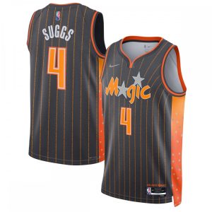 Jalen Suggs Orlando Magic Nike 2021/22 Swingman Jersey City Edition Sophisticated Anthracite