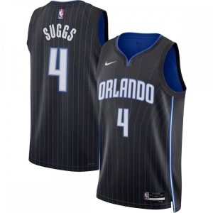 Jalen Suggs Orlando Magic Phenomenal Nike Unisex 2022/23 Swingman Jersey Icon Edition Black