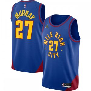 Jamal Murray Denver Admirable Nuggets Jordan Brand 2022/23 Statement Edition Swingman Jersey Blue