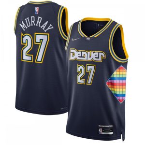 Jamal Murray Denver Nuggets High - quality Nike 2021/22 Swingman Jersey City Edition Navy