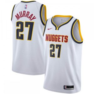 Jamal Murray Denver Nuggets Nike 2020/21 Swingman Player Terrific Jersey Association Edition White