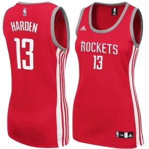 James Harden Exquisite Houston Rockets adidas Women's Replica Jersey Red