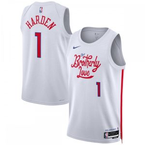James Harden Philadelphia 76ers Nike Unisex 2022/23 Swingman Jersey City Impressive Edition White
