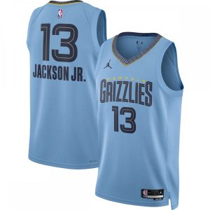 Jaren Jackson Jr. Memphis Grizzlies Jordan Brand 2022/23 Gorgeous Statement Edition Swingman Jersey Light Blue