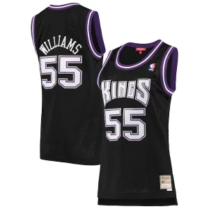 Jason Williams Sacramento Kings Women's 2000/01 Gorgeous Hardwood Classics Swingman Jersey Black