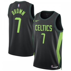 Jaylen Brown Boston Celtics Nike Unisex 2024/25 Terrific Swingman Player Jersey City Edition Black
