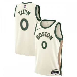 Jayson Tatum Boston Impressive Celtics Nike Unisex 2023/24 Swingman Jersey White City Edition
