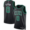 Jayson Tatum Boston Stylish Celtics Jordan Brand 2022/23 Statement Edition Swingman Jersey Black