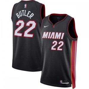 Jimmy Butler Miami Heat Nike Gorgeous Unisex 2022/23 Swingman Jersey Icon Edition Black