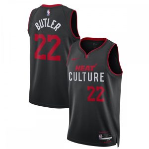 Jimmy Butler Miami Heat Nike Unisex 2023/24 Swingman Jersey Black City Amazing Edition