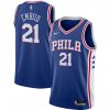 Joel Embiid Philadelphia 76ers Nike 2020/21 Swingman Jersey Magnificent Royal Icon Edition