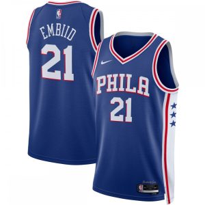 Joel Embiid Philadelphia 76ers Nike Fantastic Unisex 2022/23 Swingman Jersey Icon Edition Royal