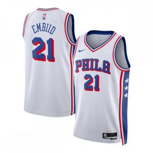 Joel Embiid Philadelphia 76ers Nike Unisex Impressive Swingman Jersey Association Edition White