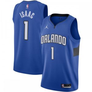 Jonathan Isaac Orlando Magic Jordan Brand Stunning 2020/21 Swingman Jersey Statement Edition Blue