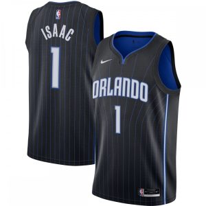 Jonathan Isaac Orlando Magic Nike 2020/21 Swingman Remarkable Jersey Black Icon Edition