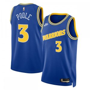 Jordan Poole Golden State Warriors Nike 2022/23 Superior Swingman Jersey Royal Classic Edition