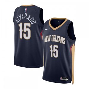 Jose Alvarado New Orleans Pelicans Nike Unisex Swingman Jersey Icon Edition Navy Impressive