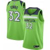 Karl Anthony Towns Minnesota Splendid Timberwolves Jordan Brand 2020/21 Swingman Jersey Statement Edition Green