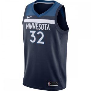 Karl Anthony Towns Minnesota Timberwolves Nike Swingman Fabulous Jersey Navy Icon Edition