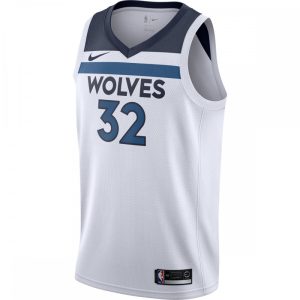 Karl Superior Anthony Towns Minnesota Timberwolves Nike Swingman Jersey White Association Edition