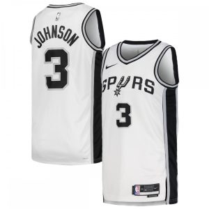 Keldon Johnson San Antonio Spurs Nike Unisex Swingman Jersey Association Edition White Stunning