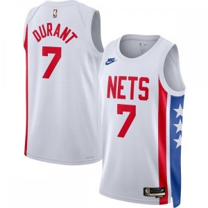 Kevin Durant Brooklyn Nets Nike Swingman Jersey Classic Magnificent Edition White