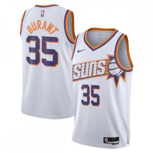 Kevin Durant Phoenix Suns Nike Unisex Swingman Jersey Association Edition White Dashing