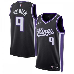 Kevin Huerter Sacramento Kings Nike Unisex Swingman Jersey Classy Icon Edition Black