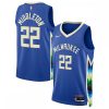 Khris Middleton Milwaukee Bucks Nike Unisex 2022/23 Swingman Jersey City Edition Royal Refined
