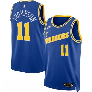 Klay Thompson Golden Magnificent State Warriors Nike 2022/23 Swingman Jersey Blue Classic Edition