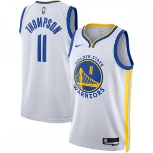 Klay Thompson Golden State Warriors Nike Unisex 2022/23 Swingman Jersey Prime Association Edition White